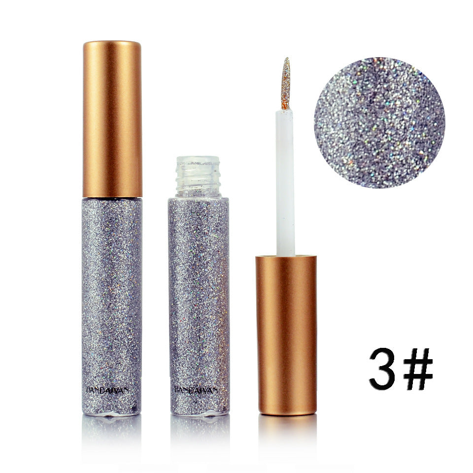 Glitter Liquid Eyeliner Pen 10 Colors Metallic Shine Eye Shadow & Liner