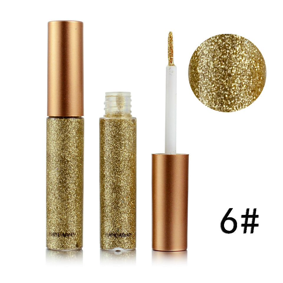 Glitter Liquid Eyeliner Pen 10 Colors Metallic Shine Eye Shadow & Liner