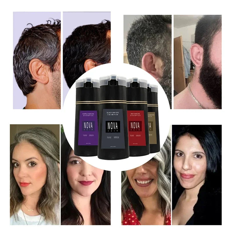3-in-1 Hair Dyeing Shampoo