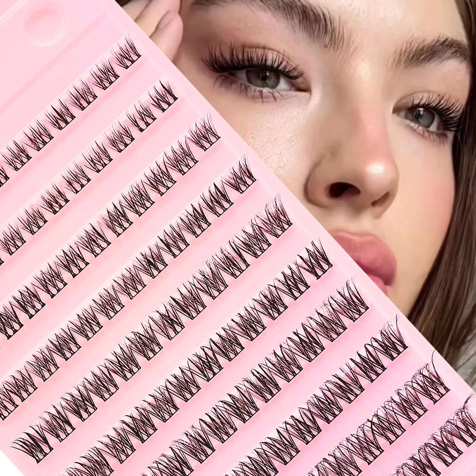 DIY Cluster False Lashes