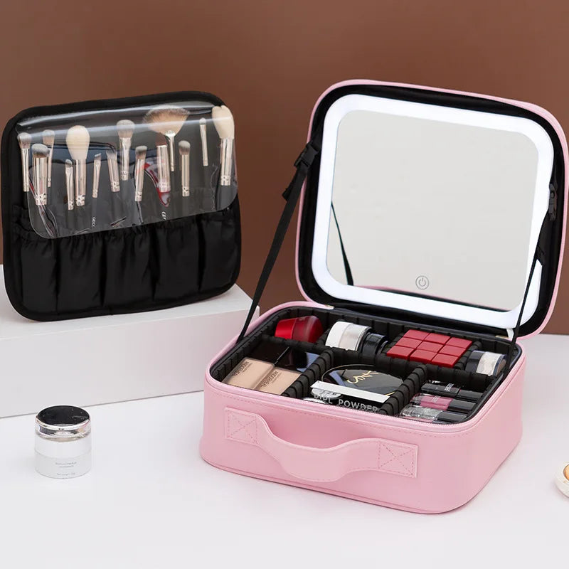 LED Travel Cosmetic Case