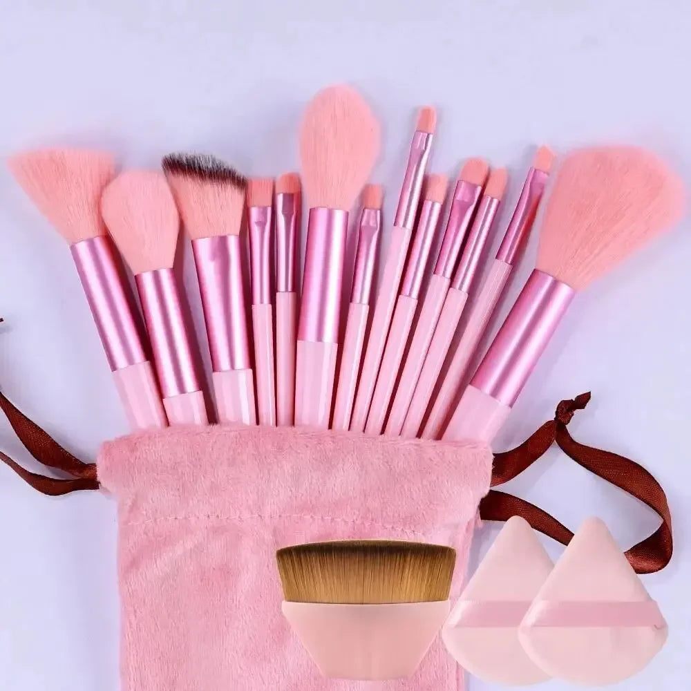 Fluffy Cosmetic Brush Set