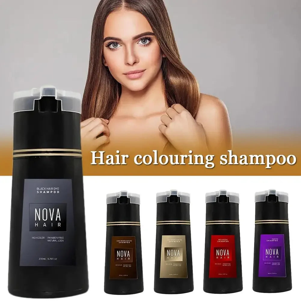 3-in-1 Hair Dyeing Shampoo