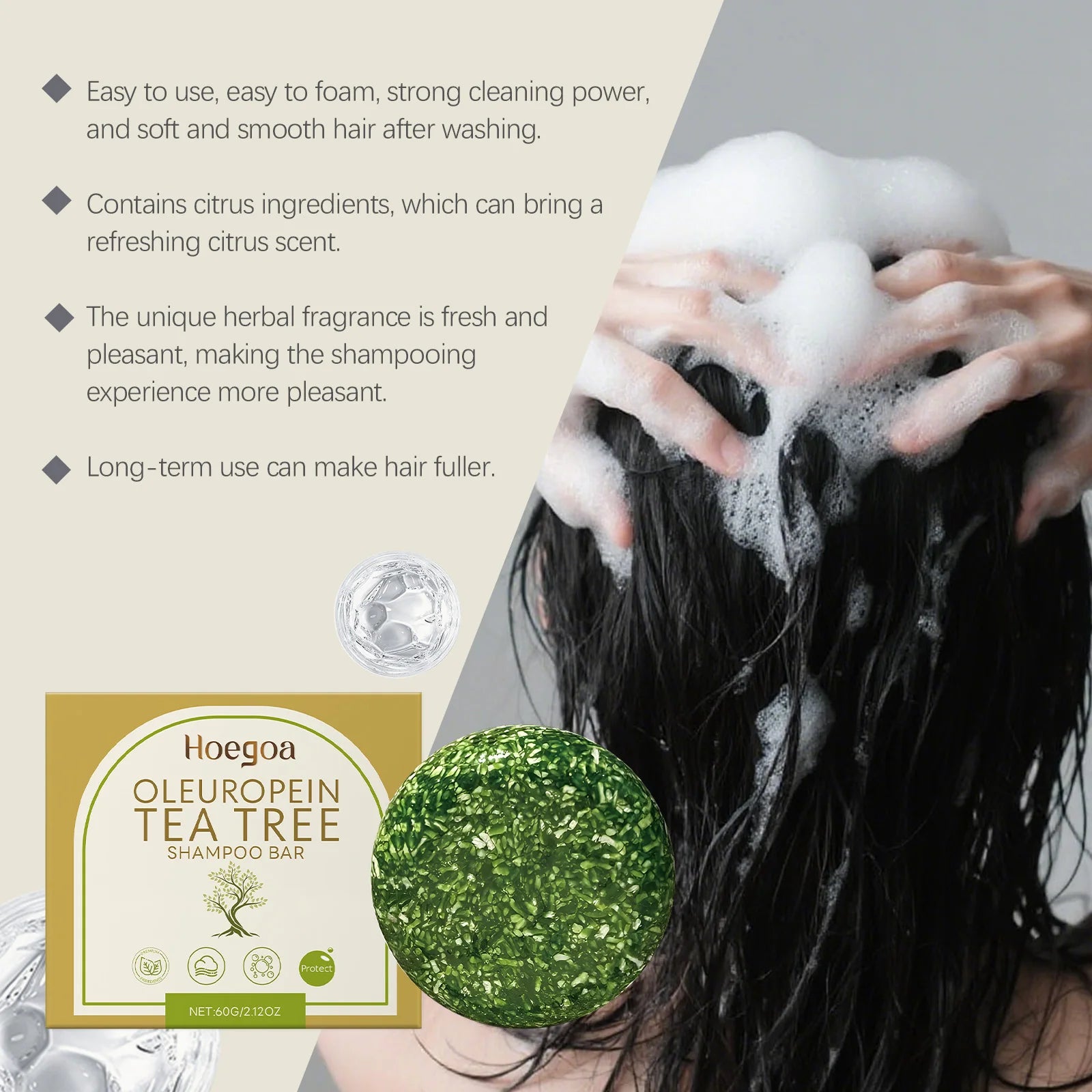 Tea Tree Dandruff Shampoo Bar