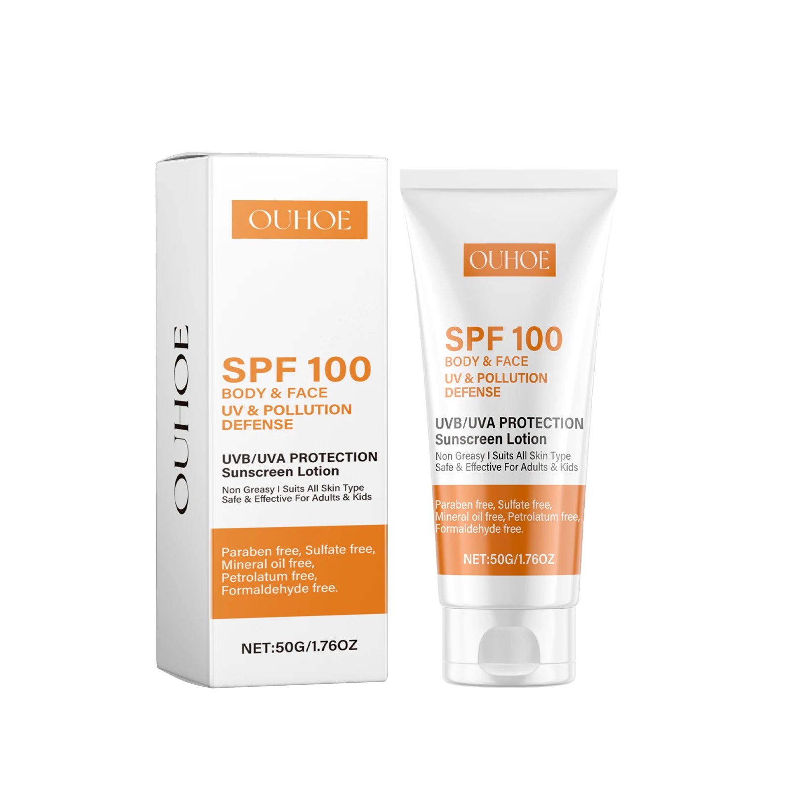 SPF 100+ Face & Body Sunscreen