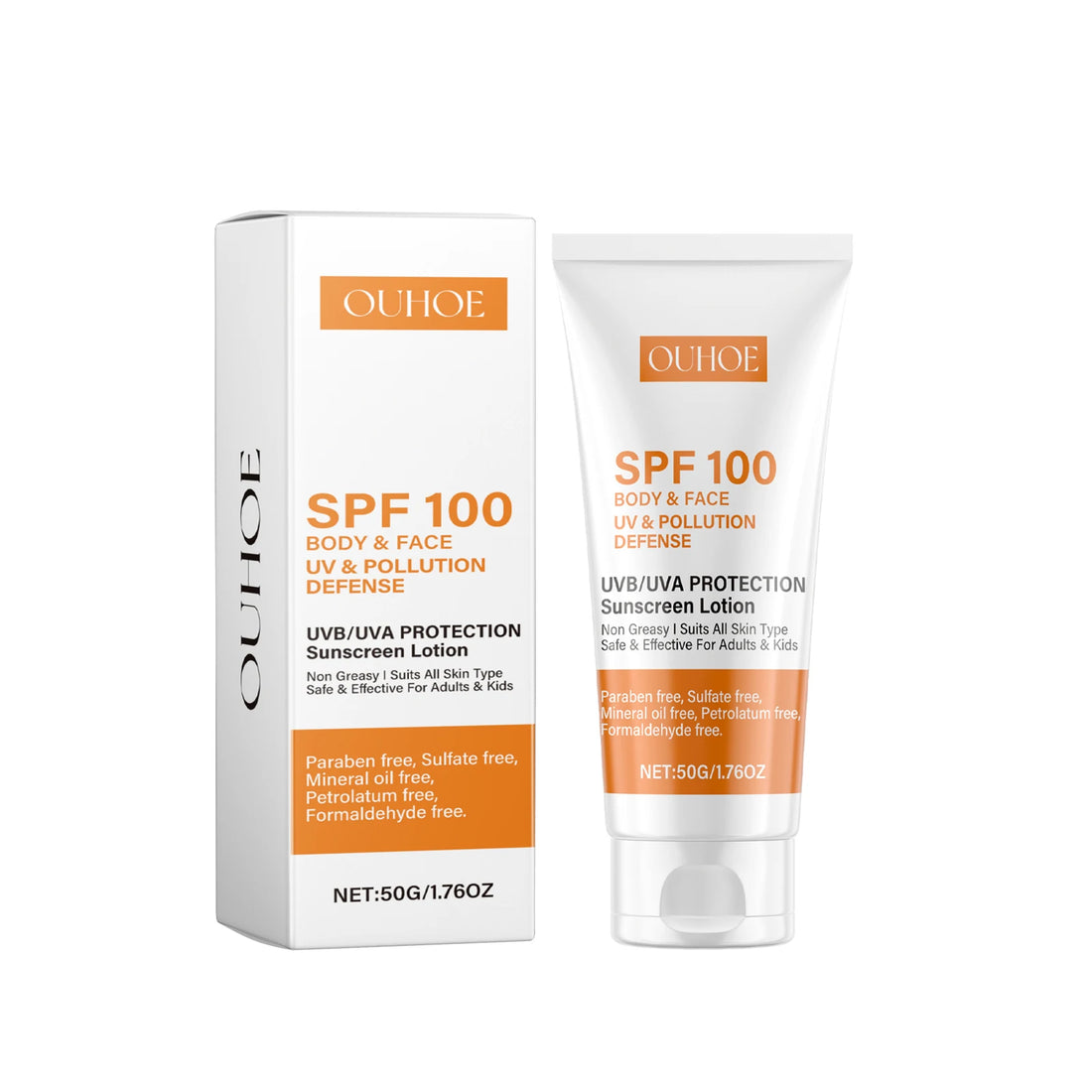 SPF 100+ Face & Body Sunscreen