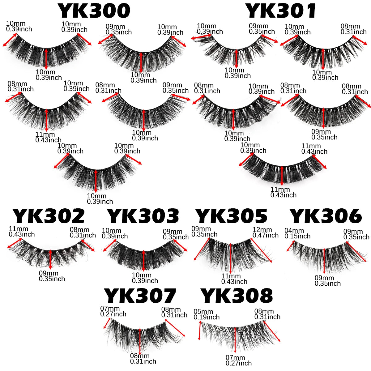 3D Cat Eye Half Lashes