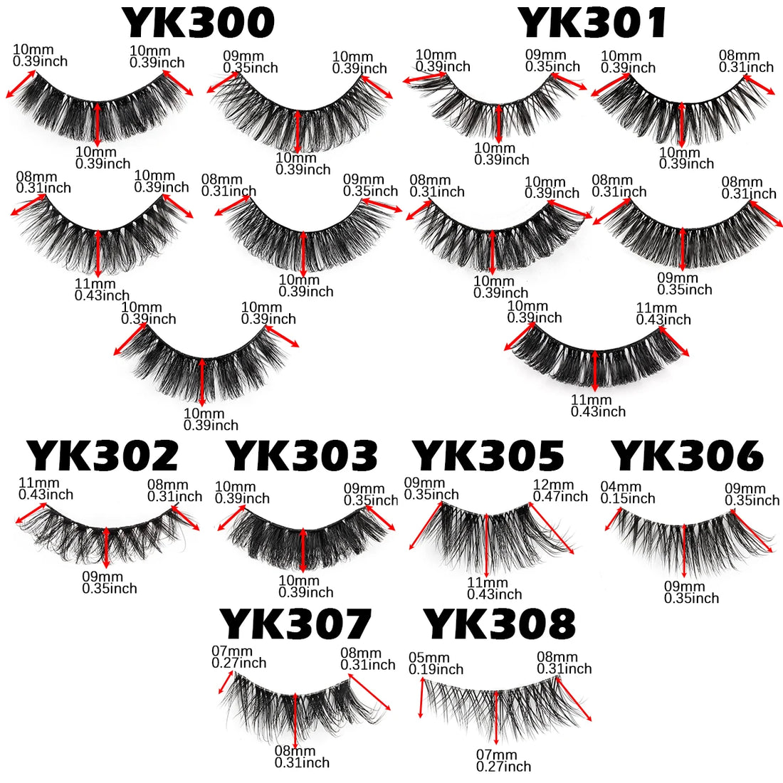 3D Cat Eye Half Lashes