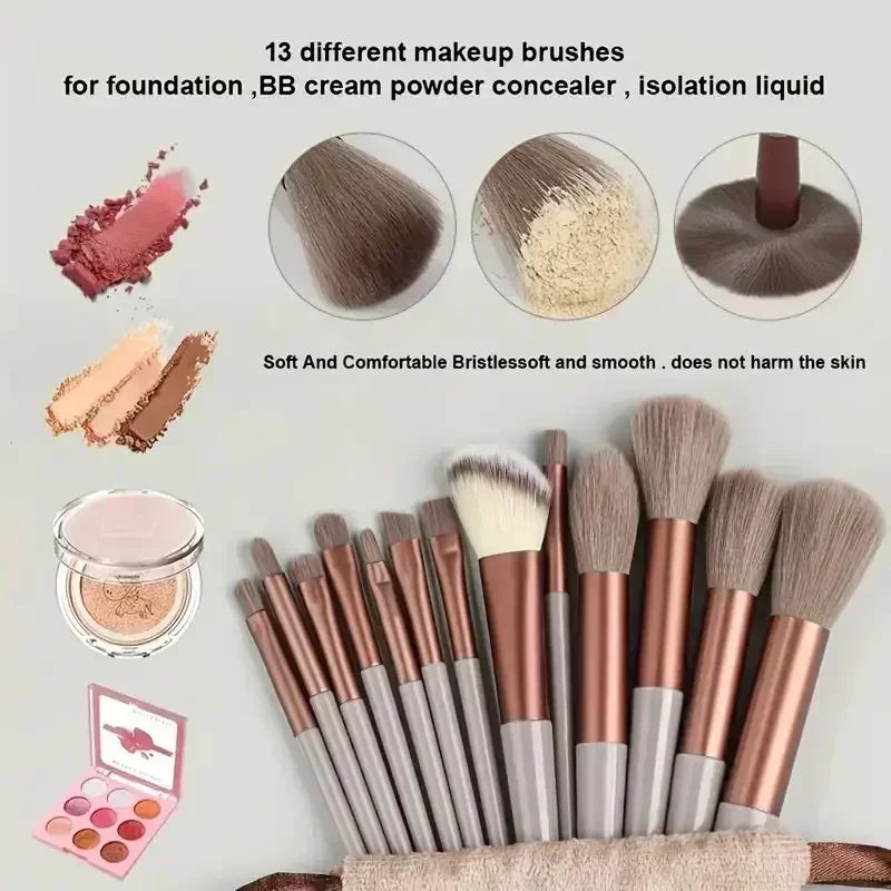 Fluffy Cosmetic Brush Set