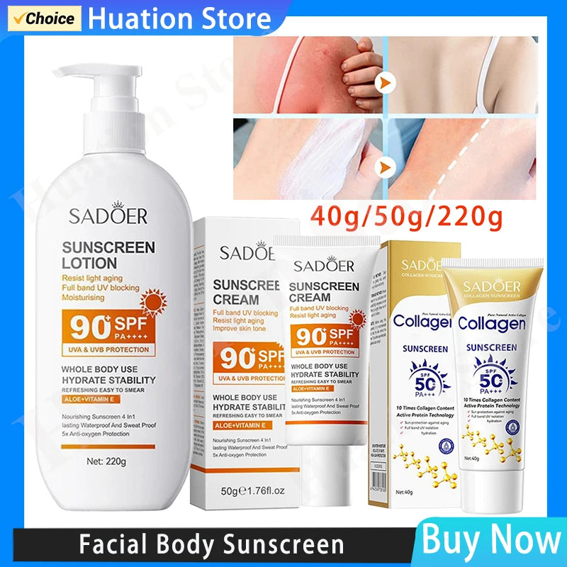 SPF 90+ UV Protection Sunscreen