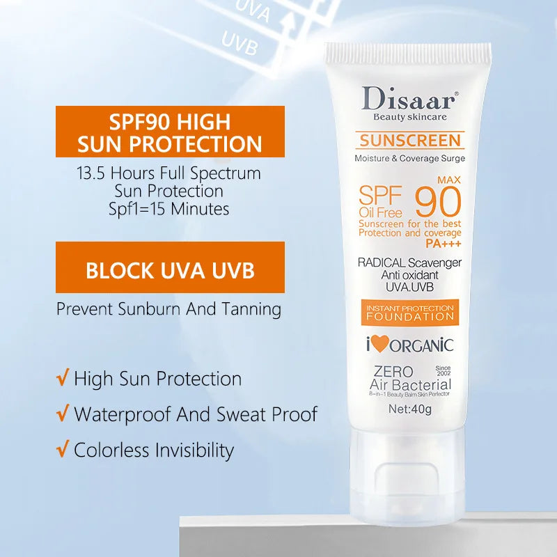 Waterproof SPF 90 Sun Cream