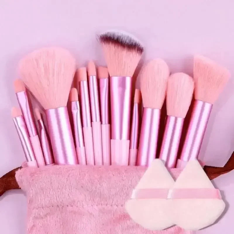 Fluffy Cosmetic Brush Set