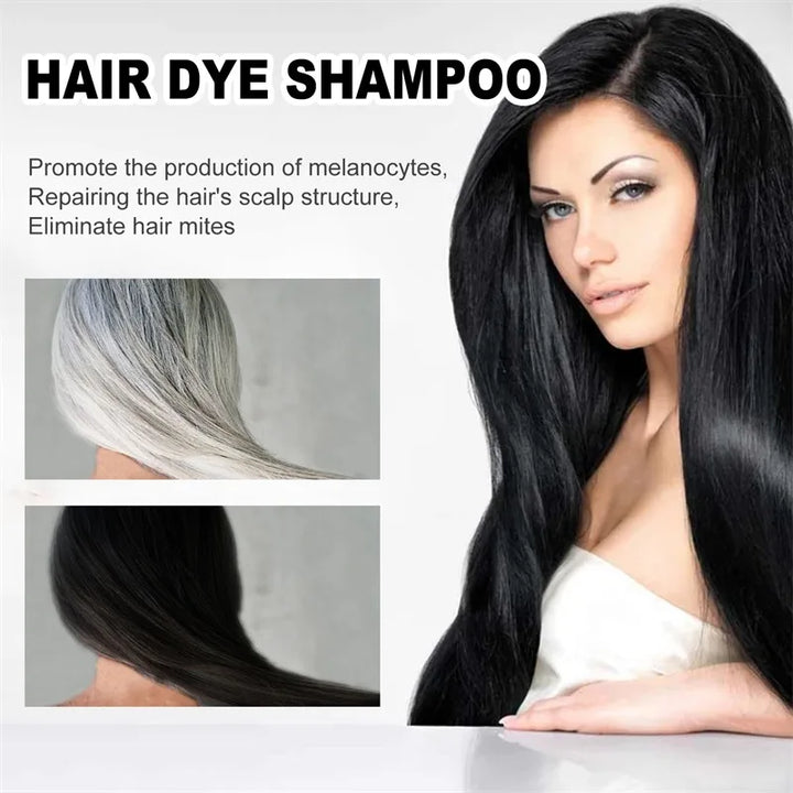 Herbal Black Hair Coloring Shampoo