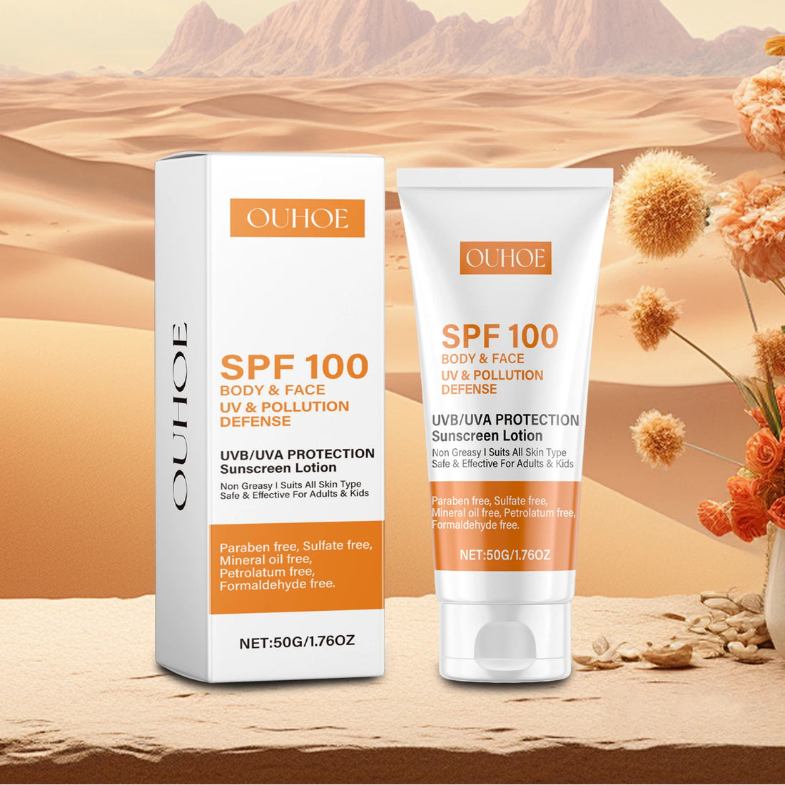 SPF 100+ Face & Body Sunscreen