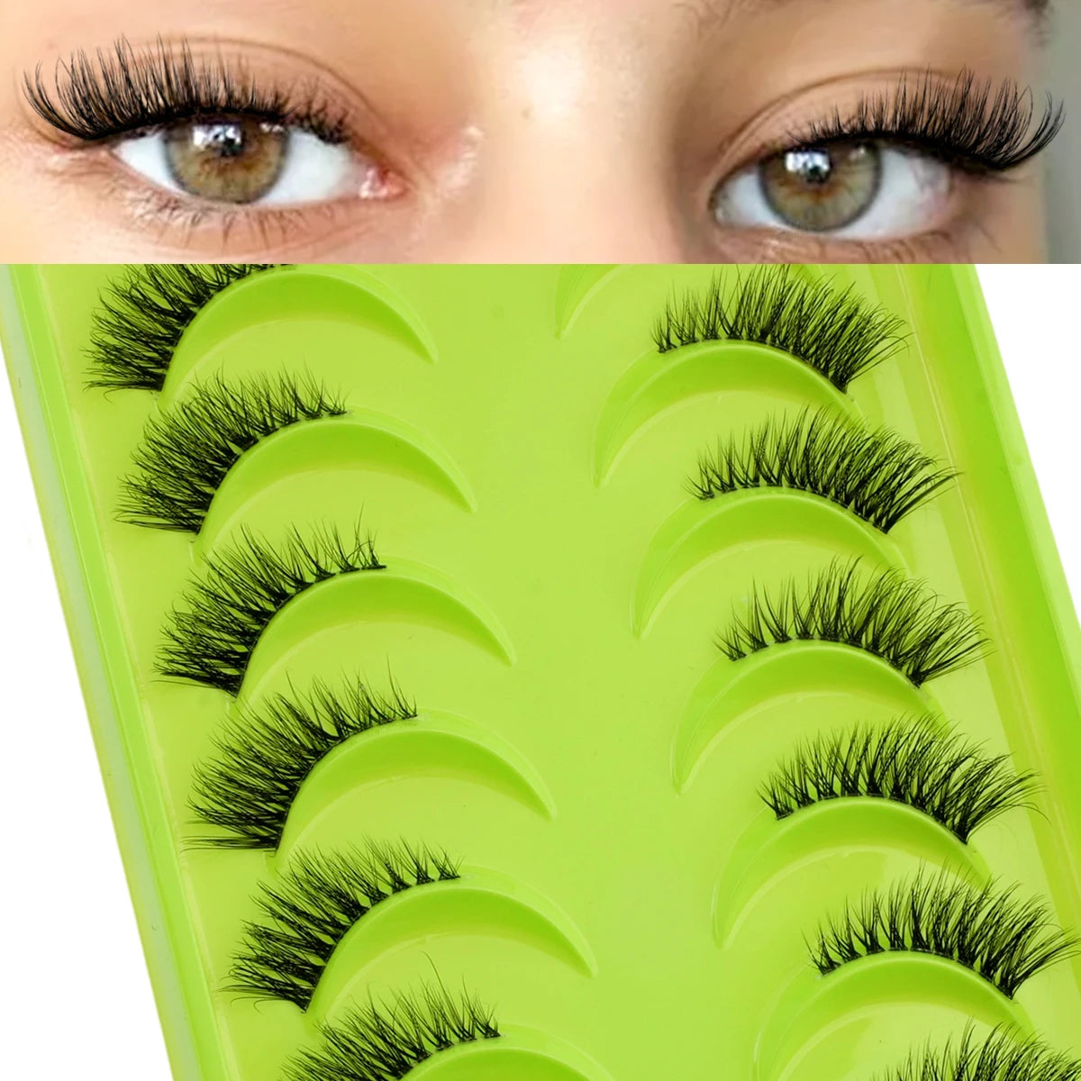 3D Cat Eye Half Lashes