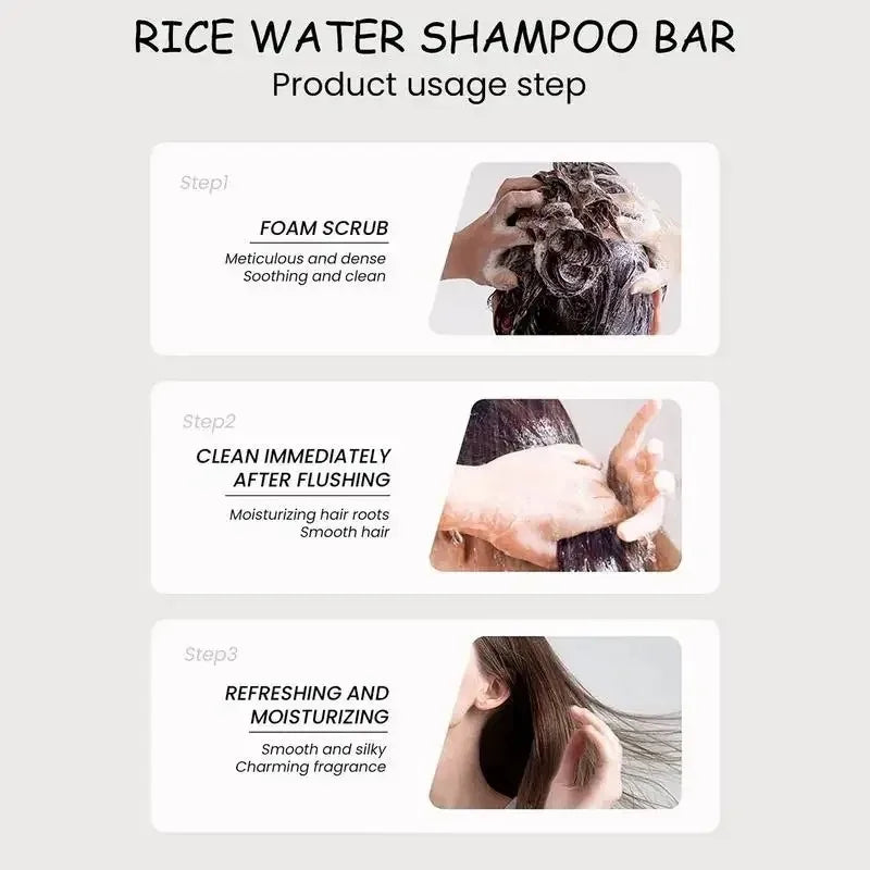 Rice Water Hair Growth Shampoo Bar