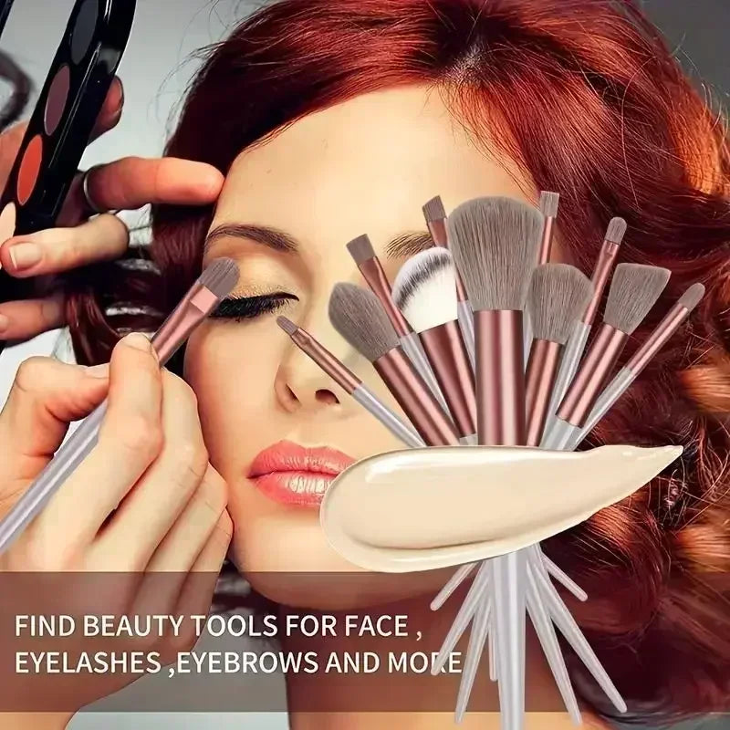 Fluffy Cosmetic Brush Set