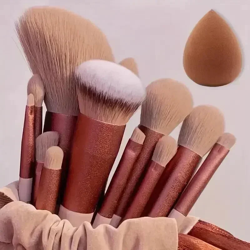 Fluffy Cosmetic Brush Set