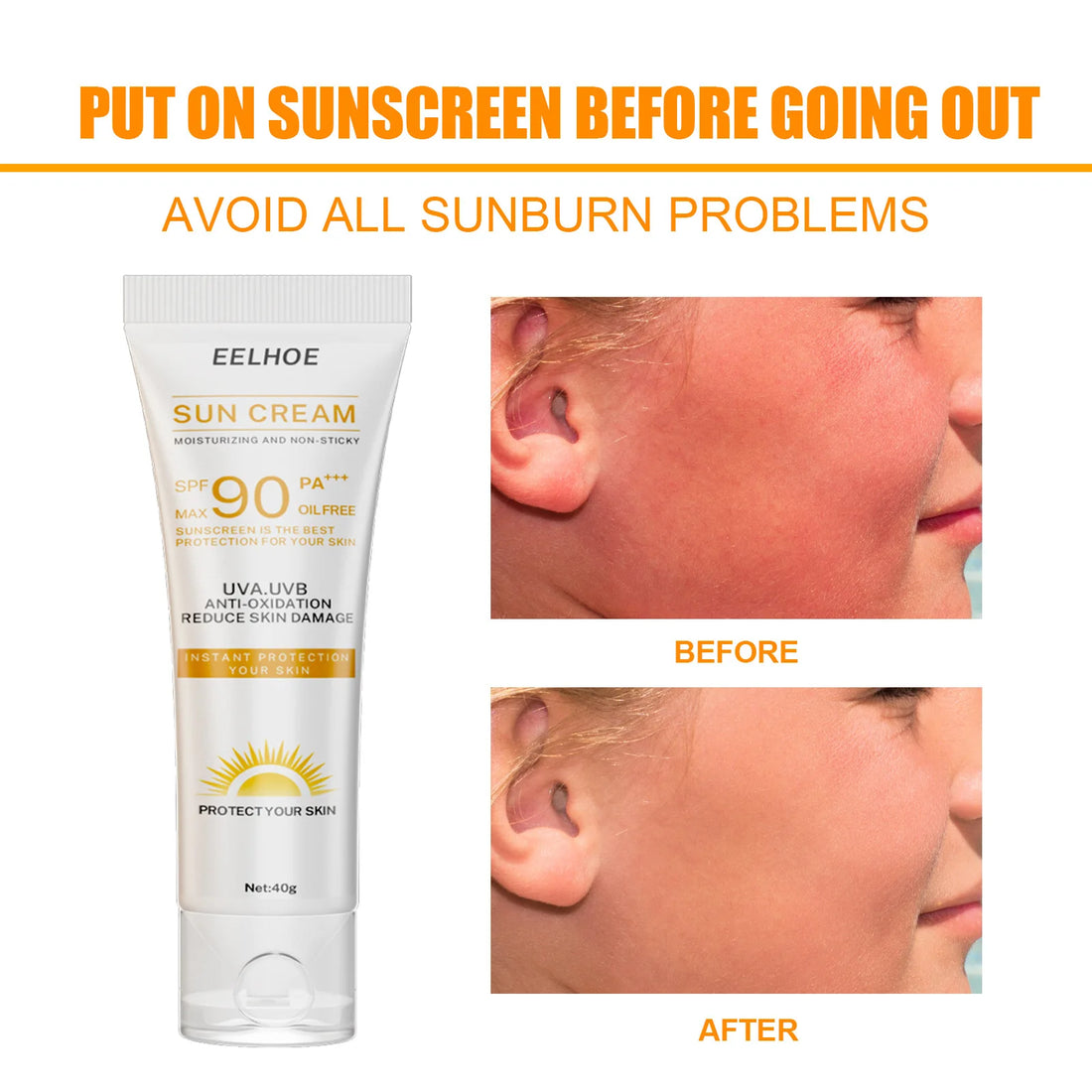 SPF 90 Whitening Sun Cream
