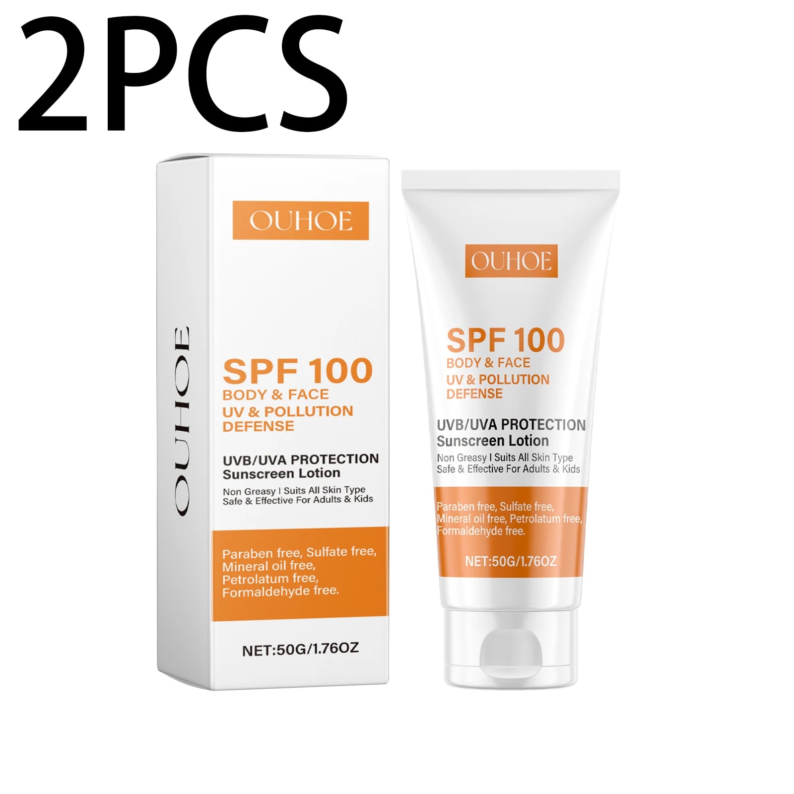 SPF 100+ Face & Body Sunscreen