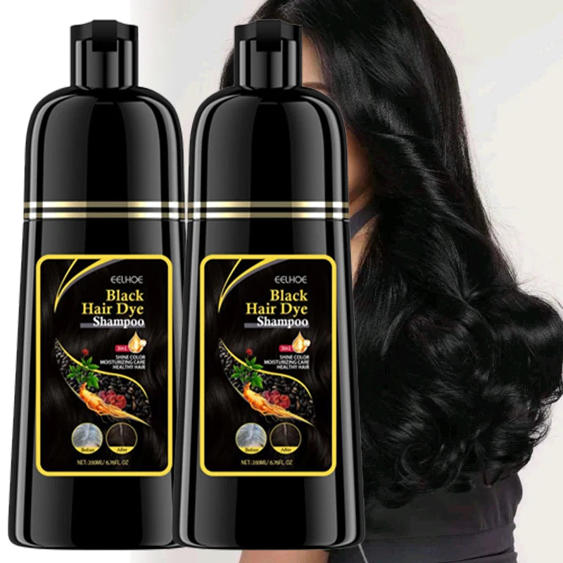 Herbal Black Hair Coloring Shampoo