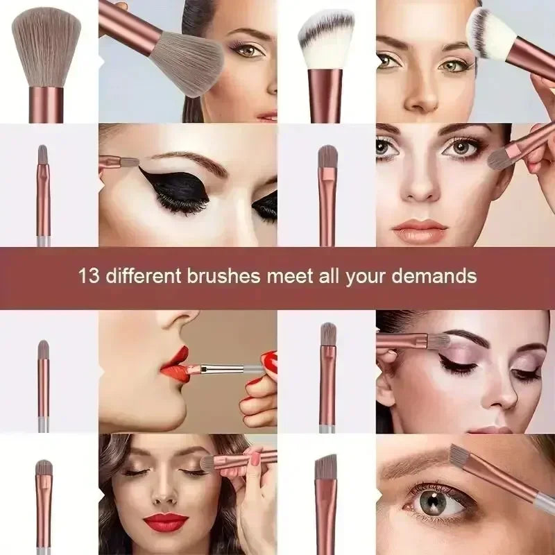 Fluffy Cosmetic Brush Set