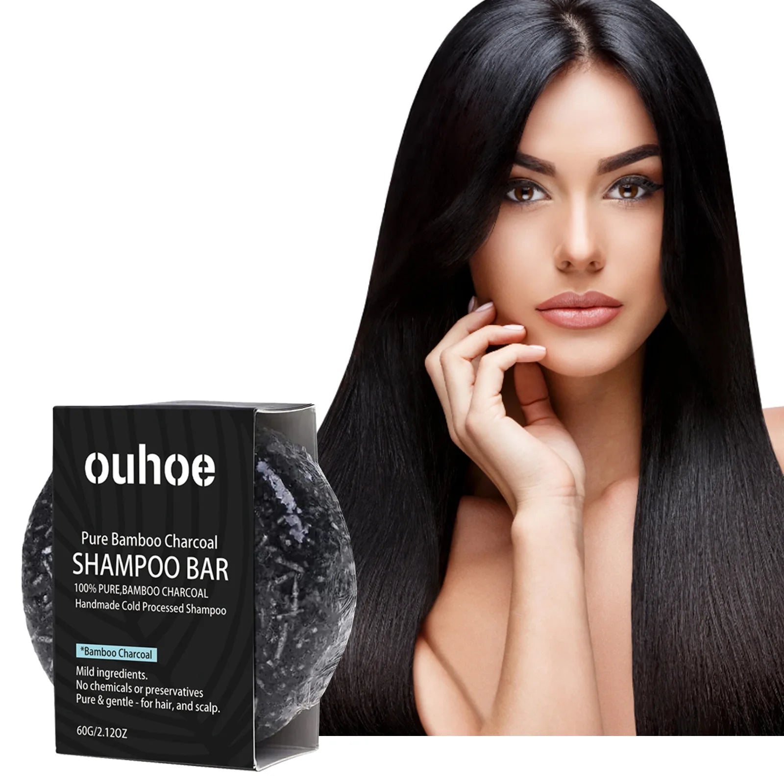 Bamboo Charcoal Darkening Shampoo Bar