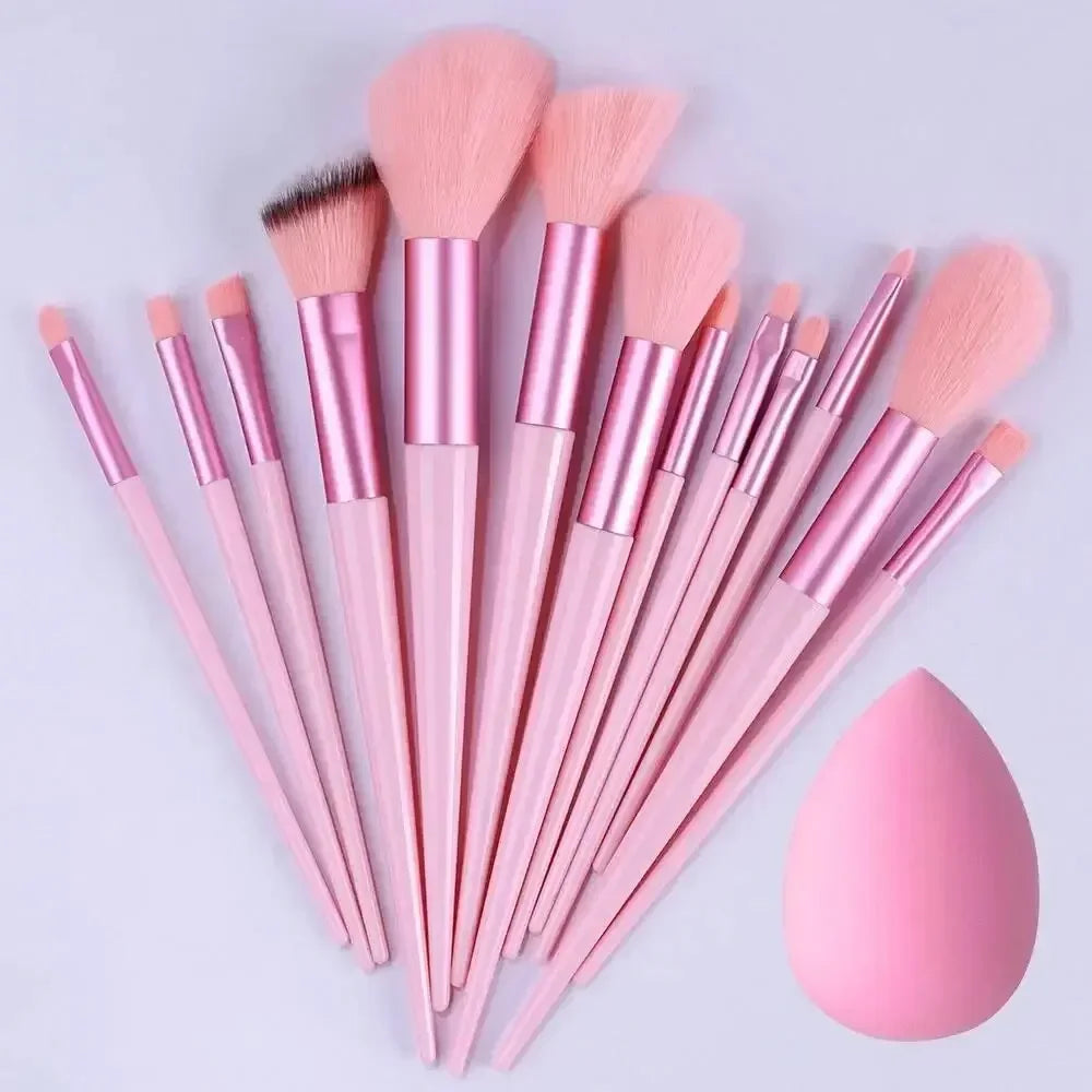 Fluffy Cosmetic Brush Set