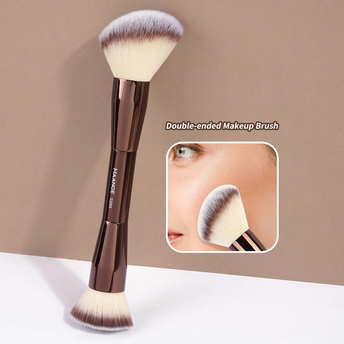 Dual-Ended Foundation Brush