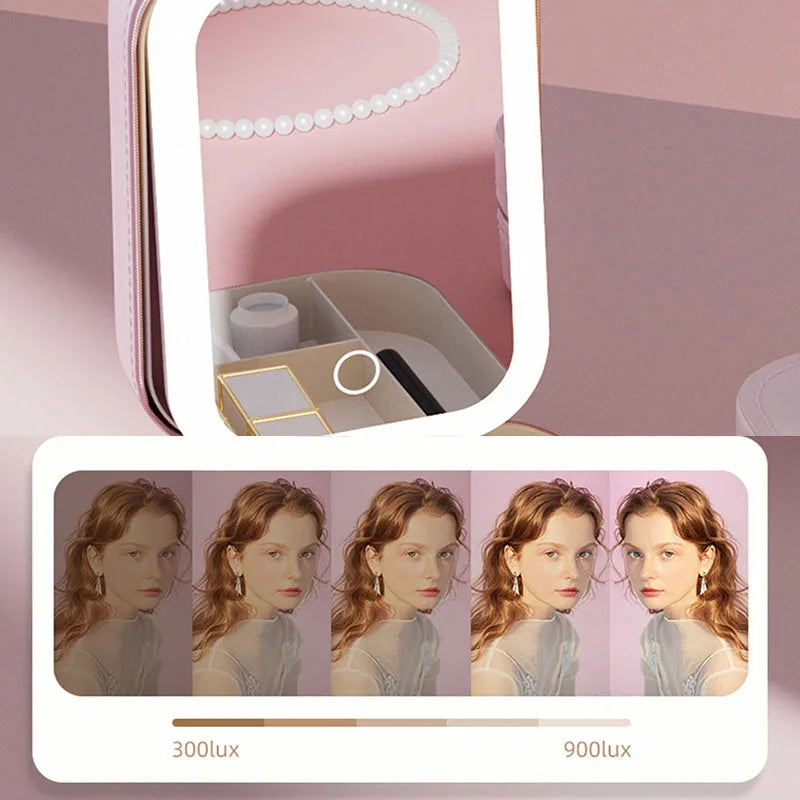 LED Lighted Cosmetic Bag