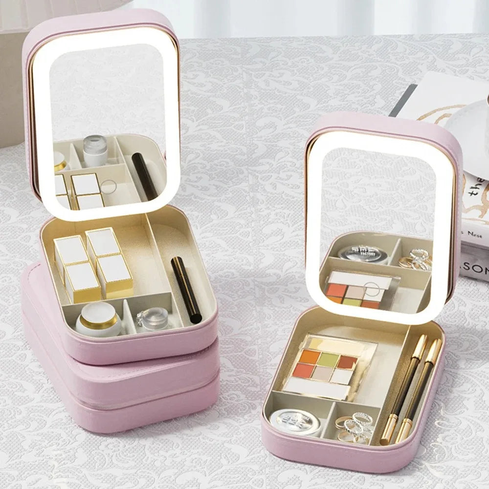 LED Touch Makeup Storage Box
