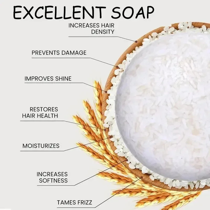 Rice Water Hair Growth Shampoo Bar