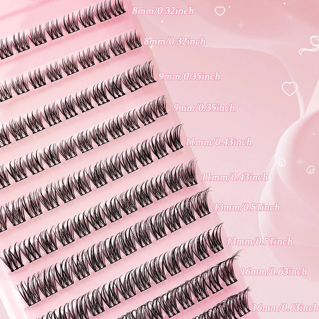 DIY Cluster False Lashes