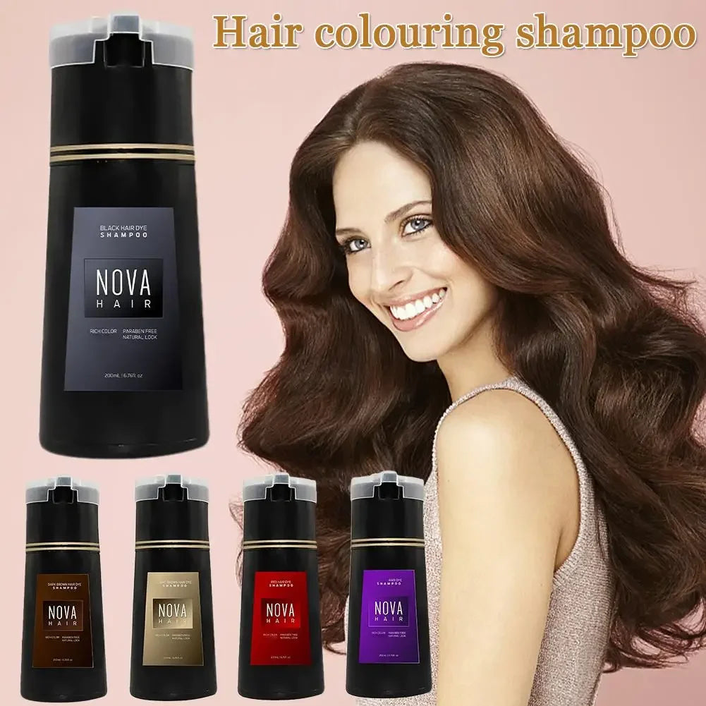 3-in-1 Hair Dyeing Shampoo