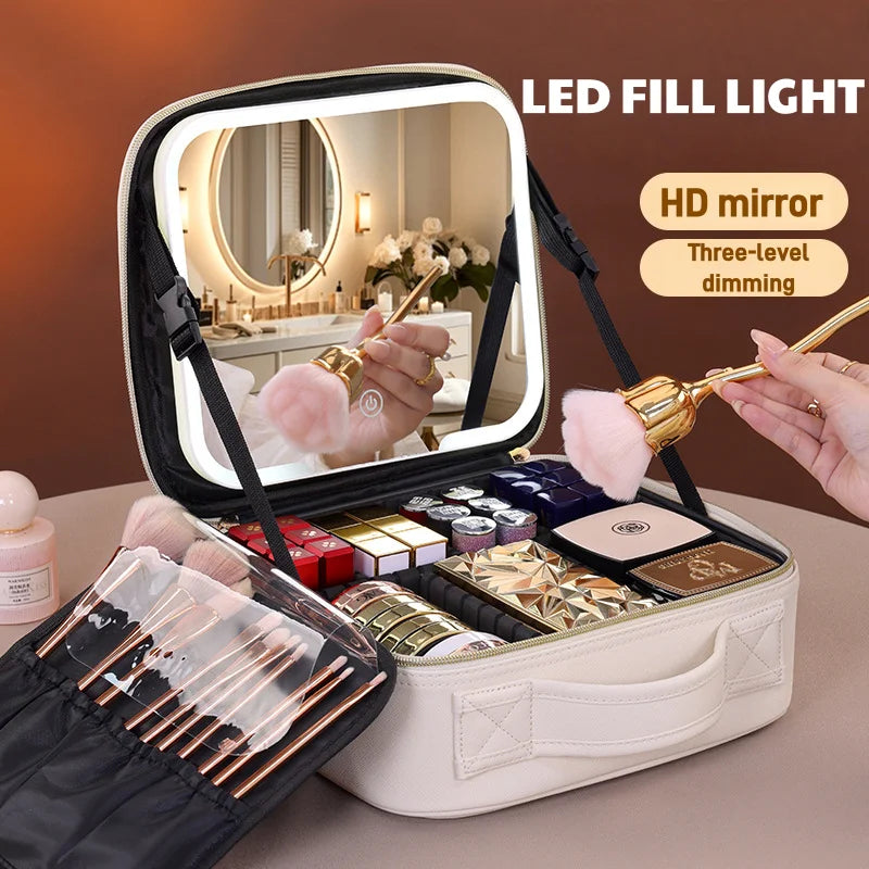 LED Travel Cosmetic Case