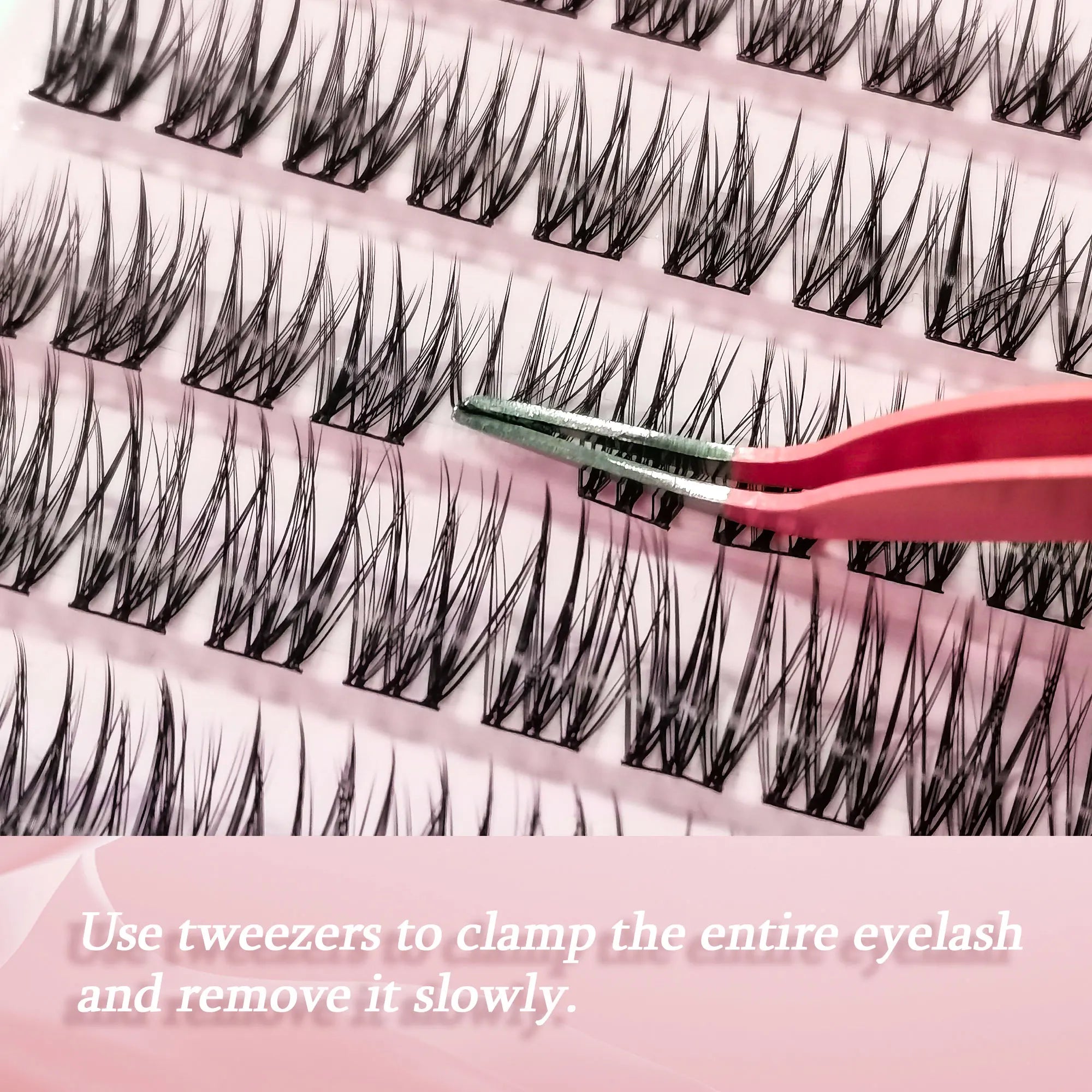 DIY Cluster False Lashes