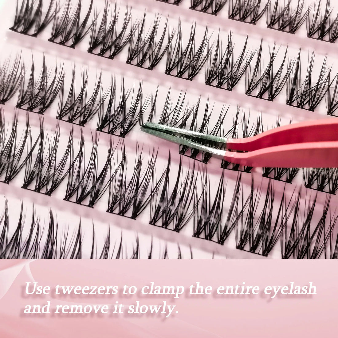 DIY Cluster False Lashes