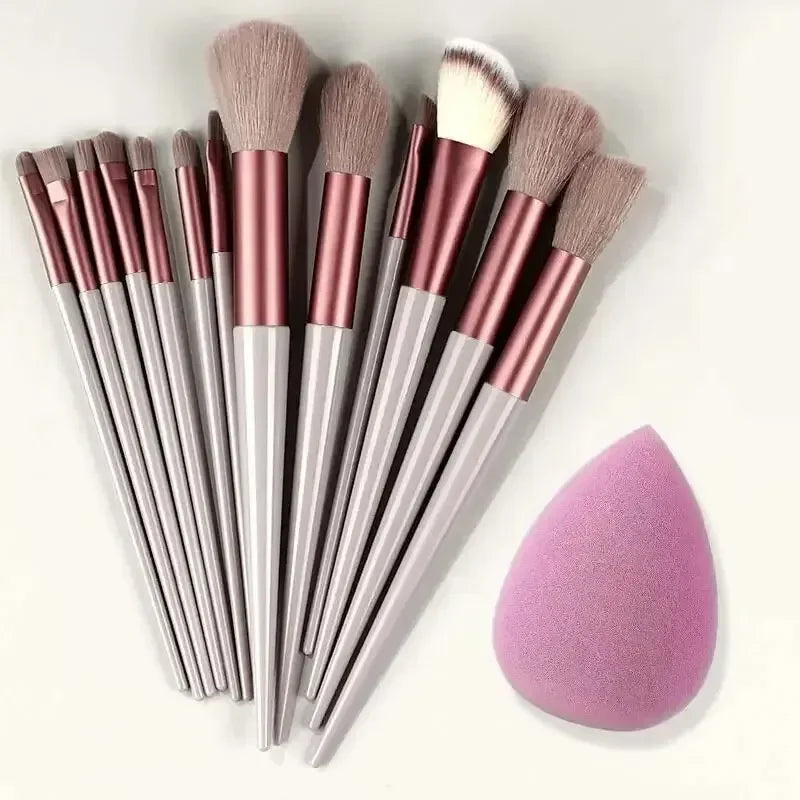 Fluffy Cosmetic Brush Set