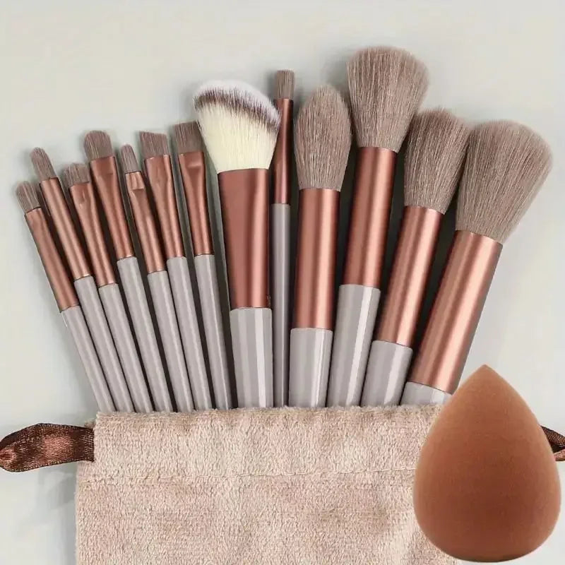 Fluffy Cosmetic Brush Set