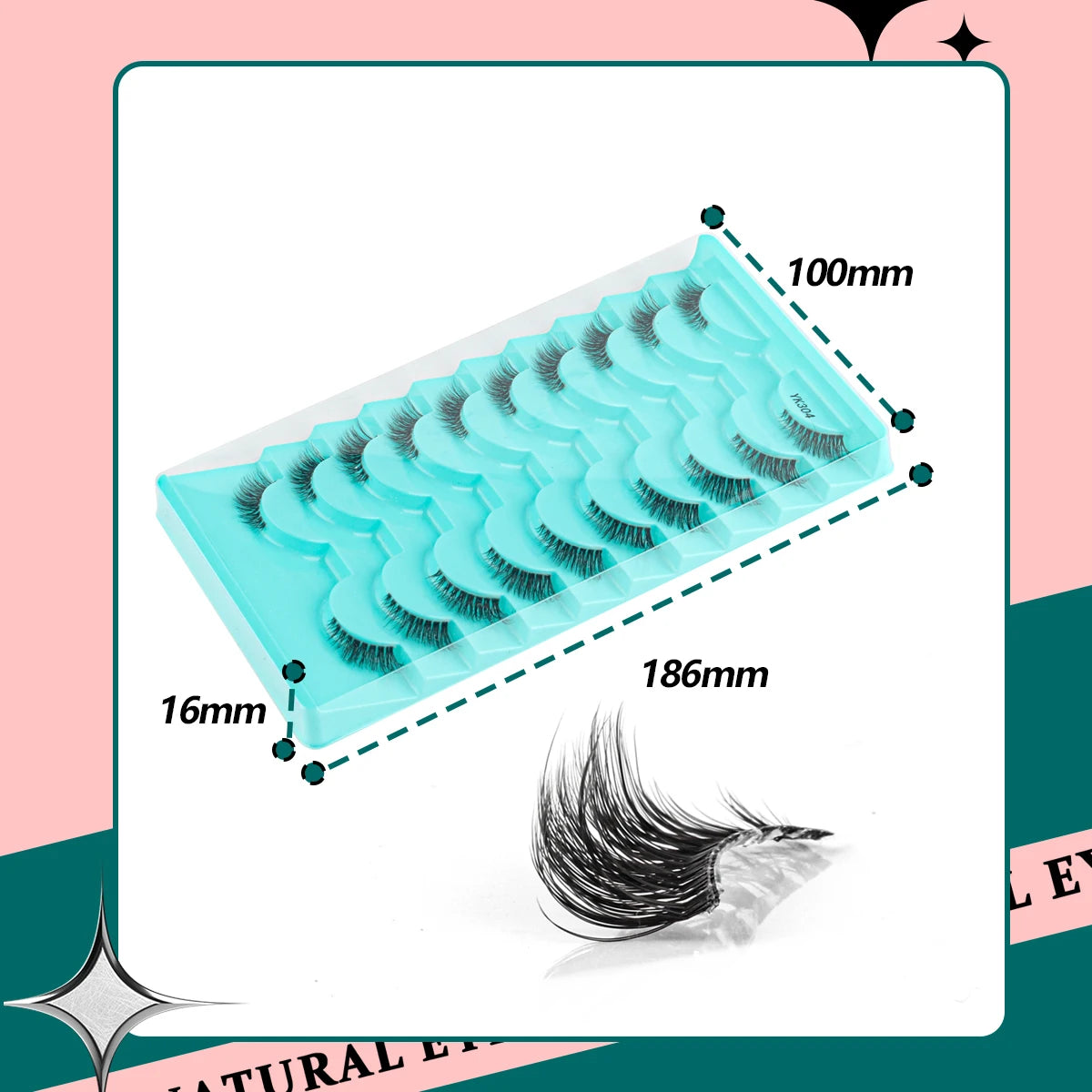 3D Cat Eye Half Lashes
