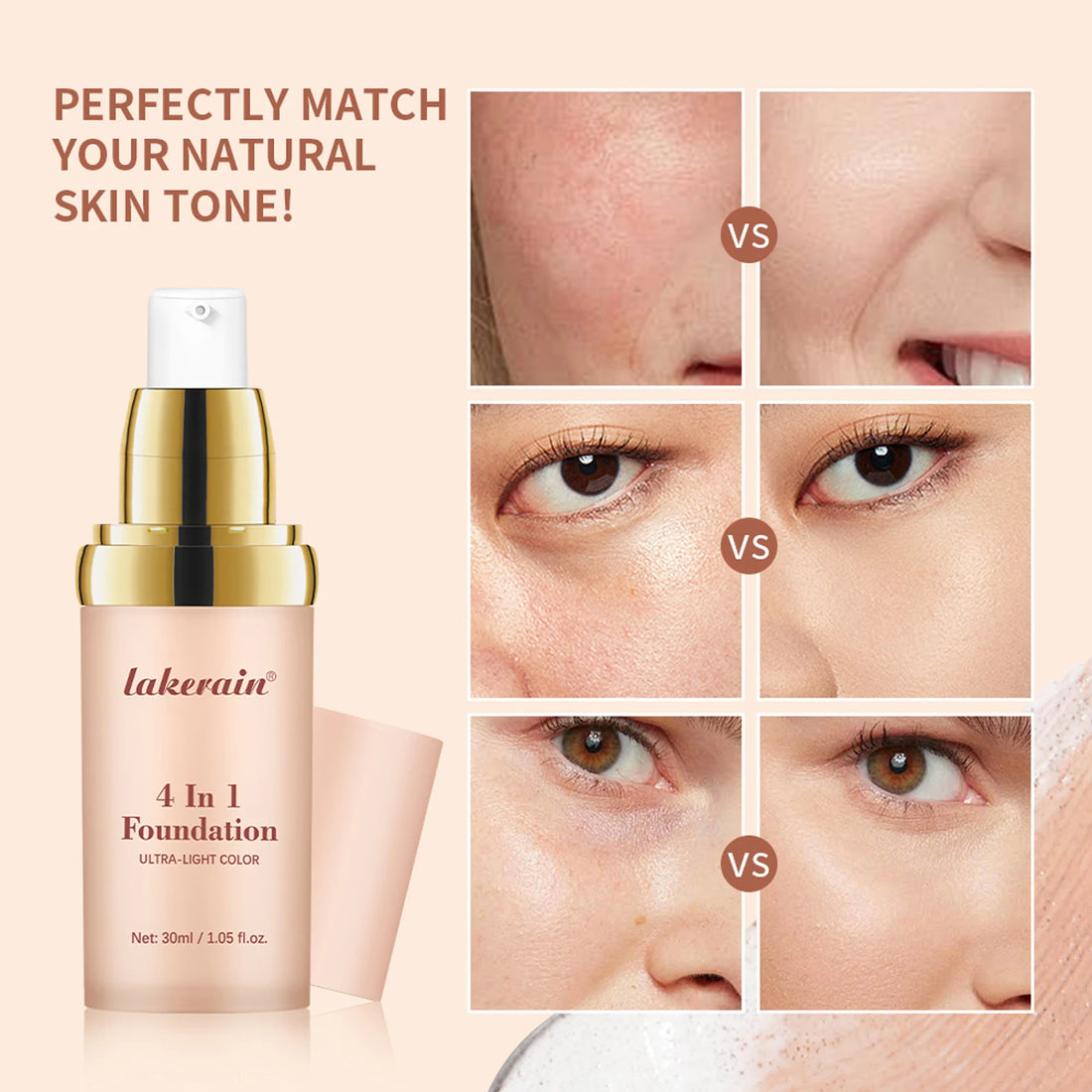 4-in-1 Color-Changing Foundation