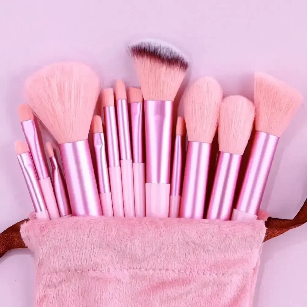 Fluffy Cosmetic Brush Set