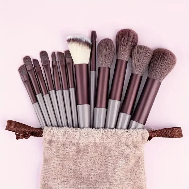 Fluffy Cosmetic Brush Set