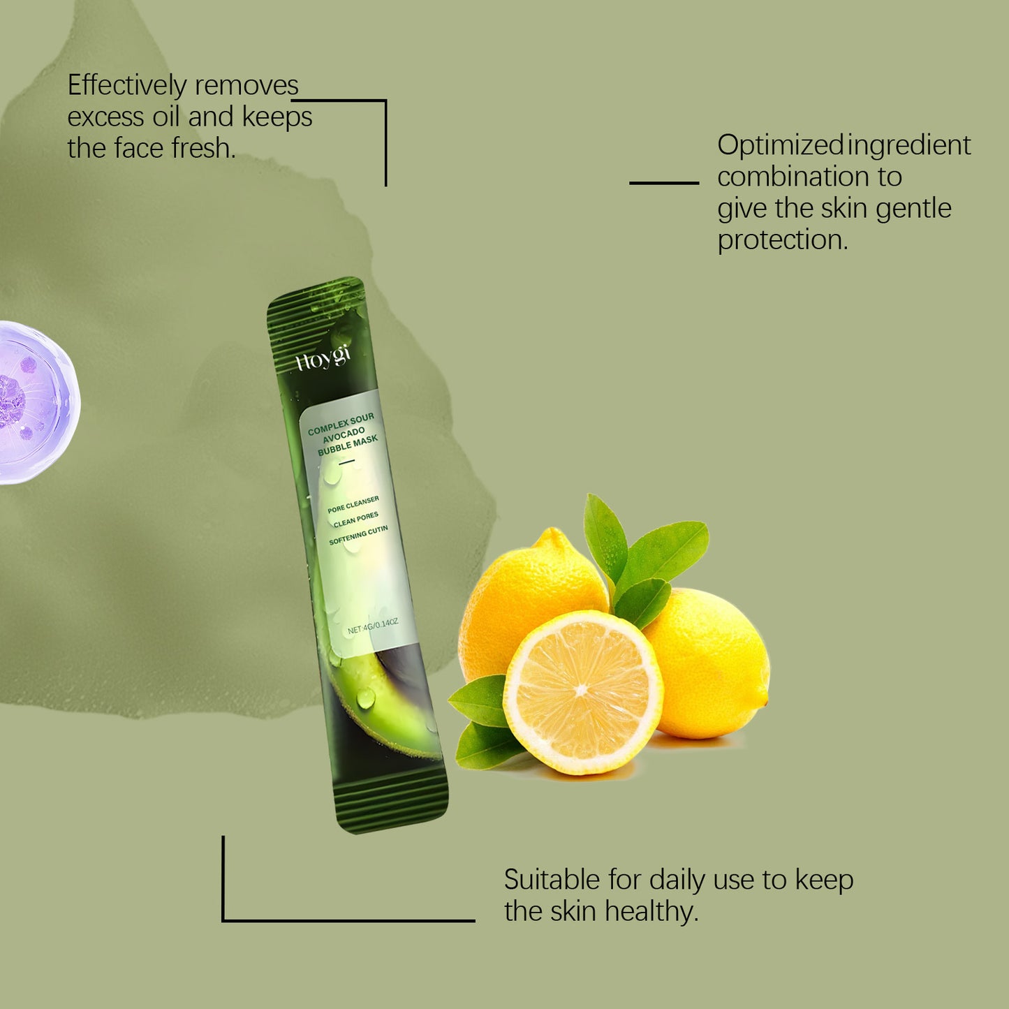 Avocado Facial Cleansing Foam Facial Mask